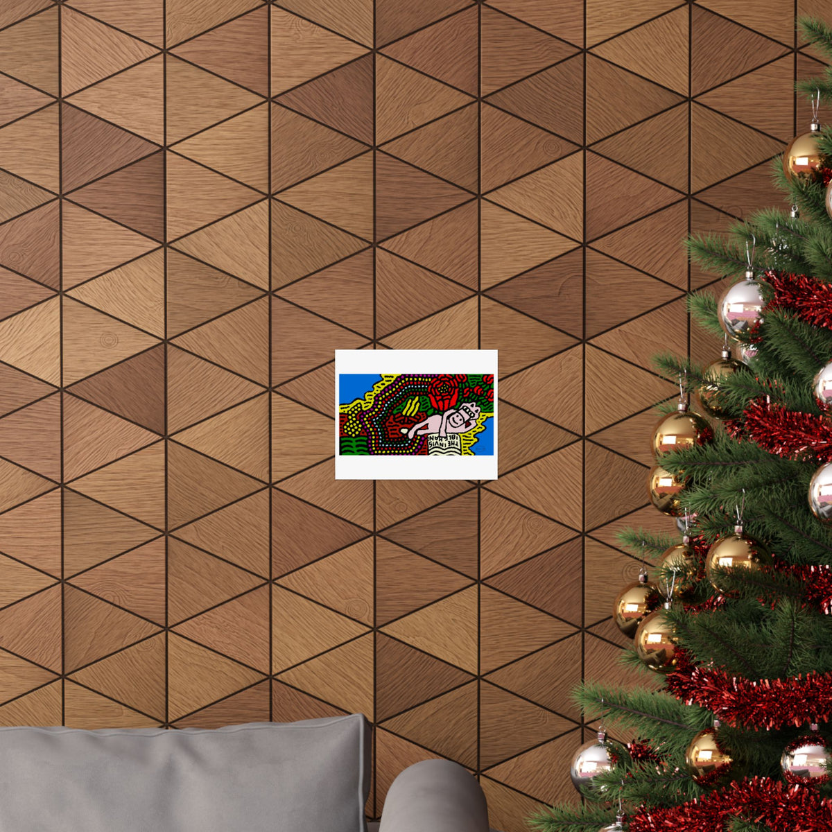 Enjoying our companionship Matte Poster Horizontal (Small)