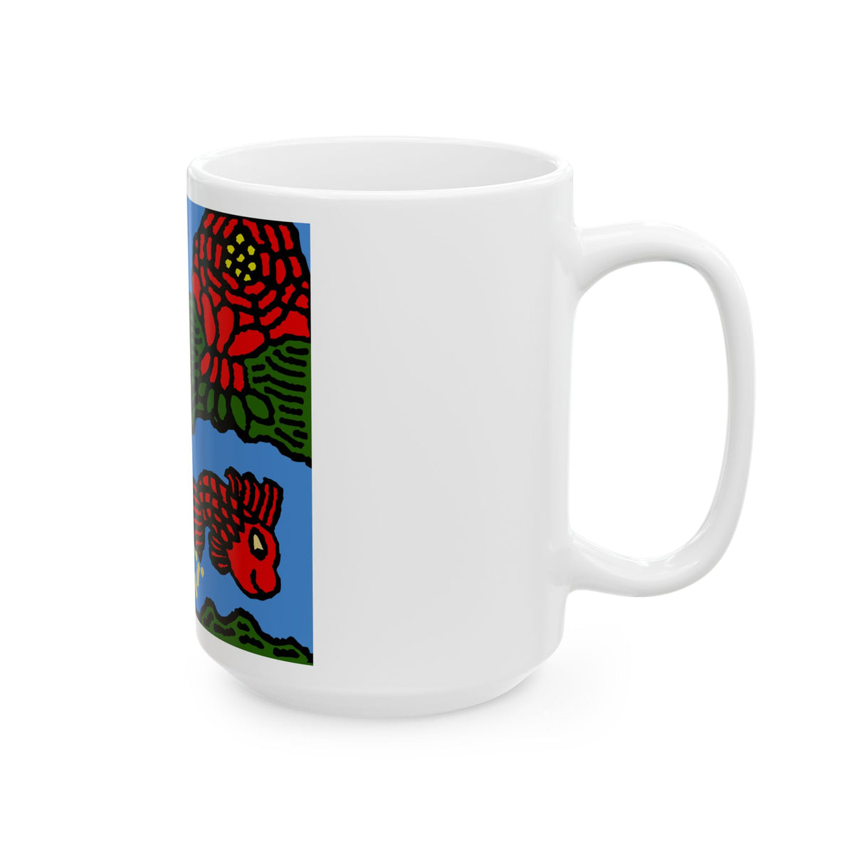 Galloping carefree through life Ceramic Mug