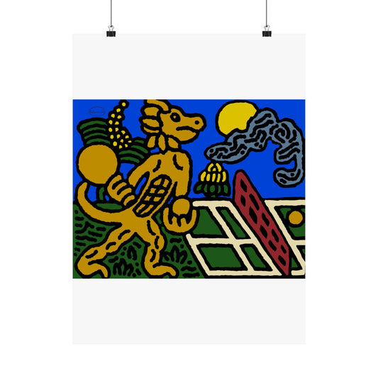 Ready for making big serves in life Matte Poster Vertical (Small)