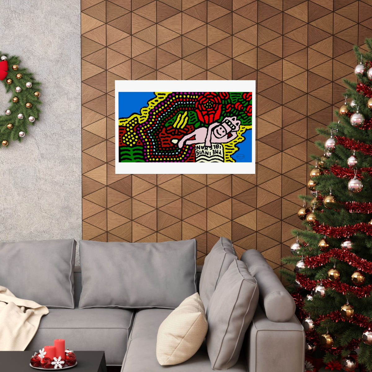 Enjoying our companionship Matte Poster Horizontal (Large)