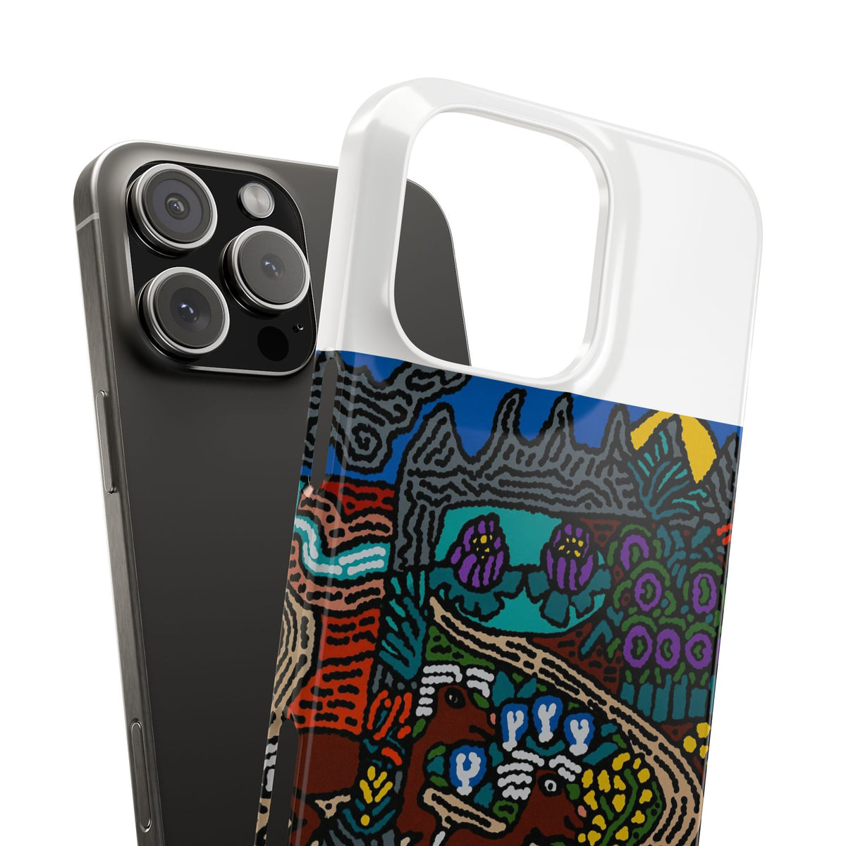 Going to the valley of hope and prosperity Slim Phone Case