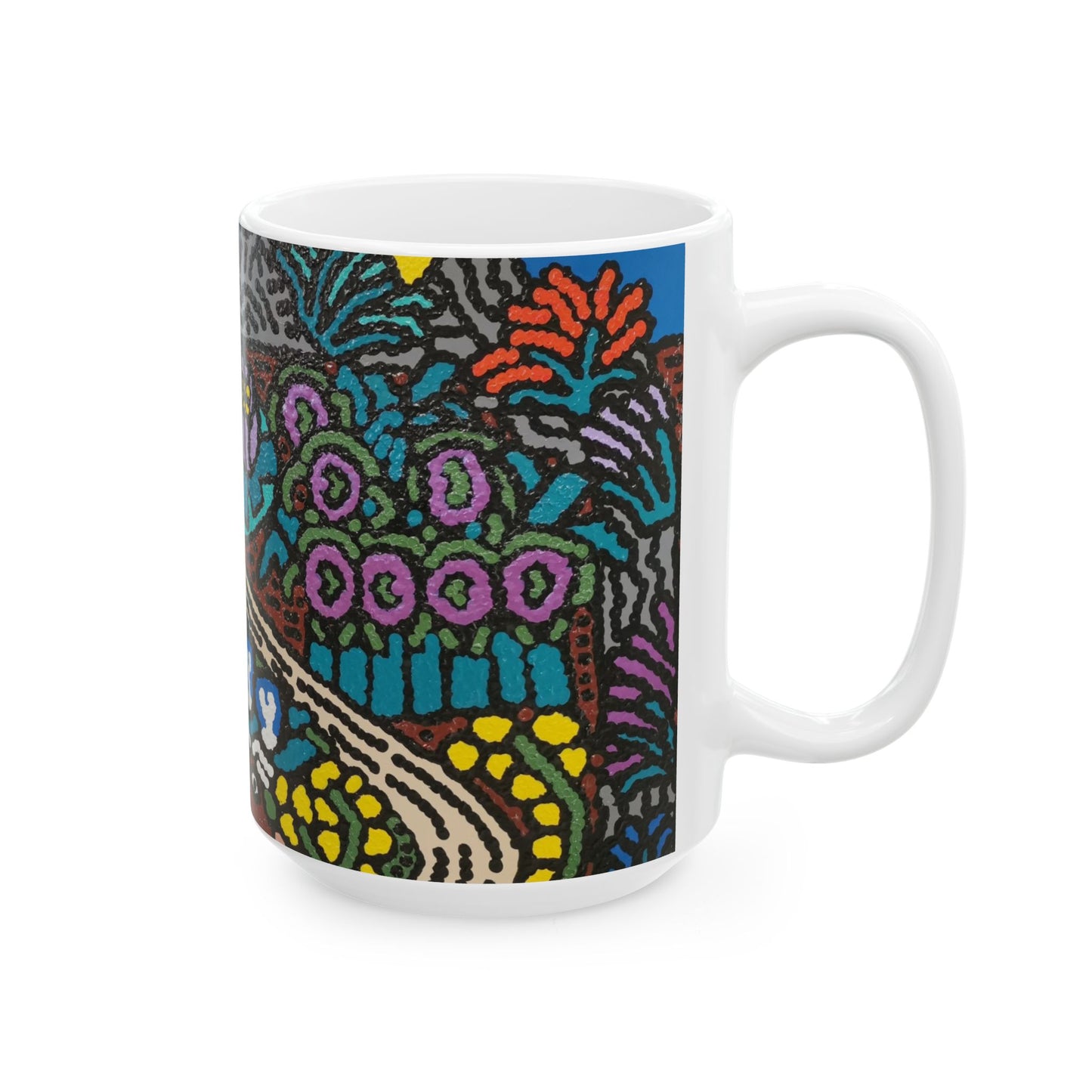 Going to the valley of hope and prosperity Ceramic Mug