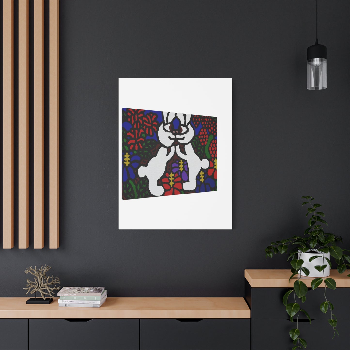 Bunnies in love Canvas (Large)