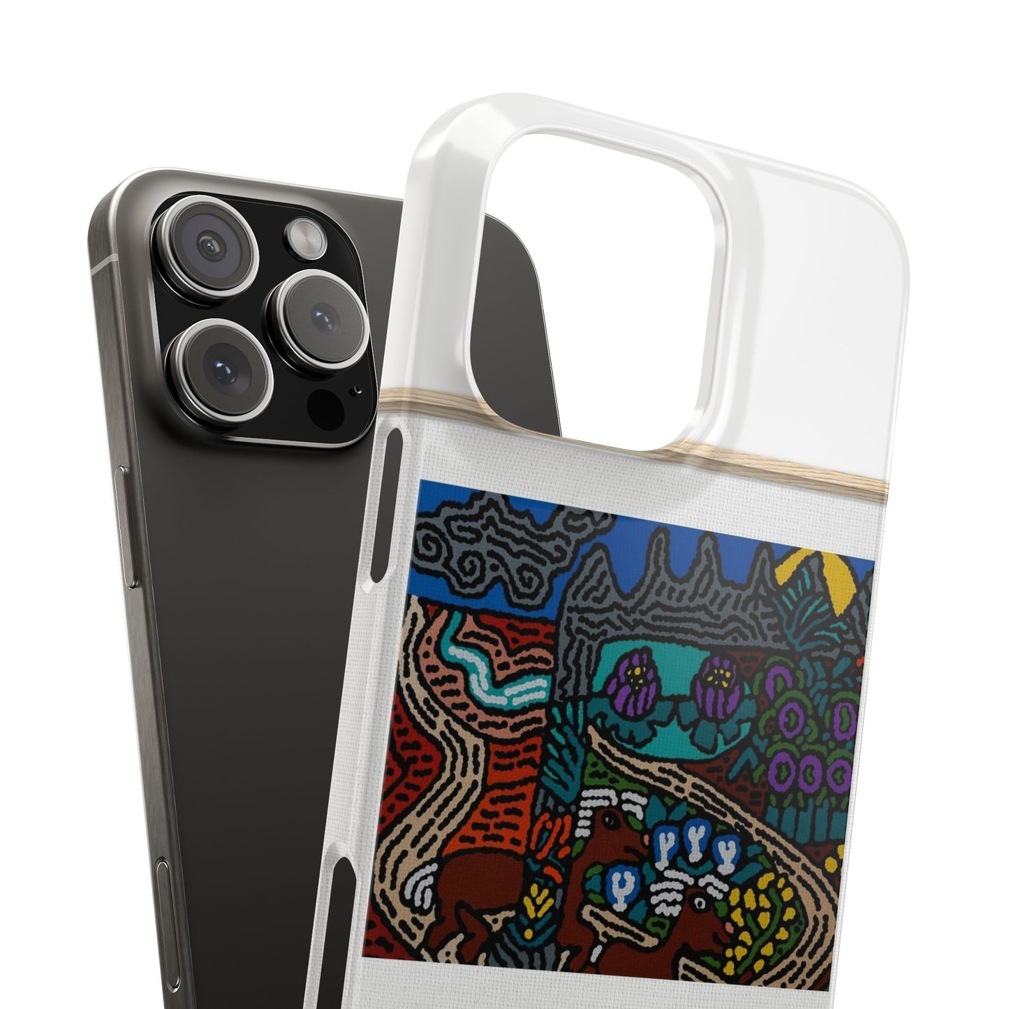 Road to a Sanctuary and Oasis Slim Phone Case