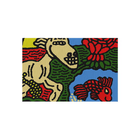 Galloping carefree through life — Outdoor Rug