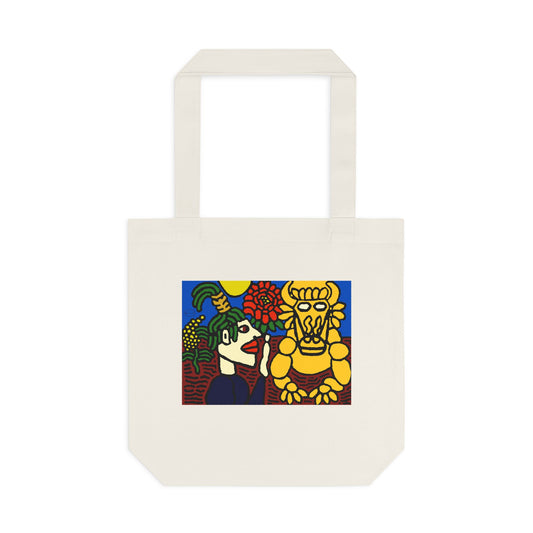 The warrior hailing the mighty golden dragon Classic Tote Bag