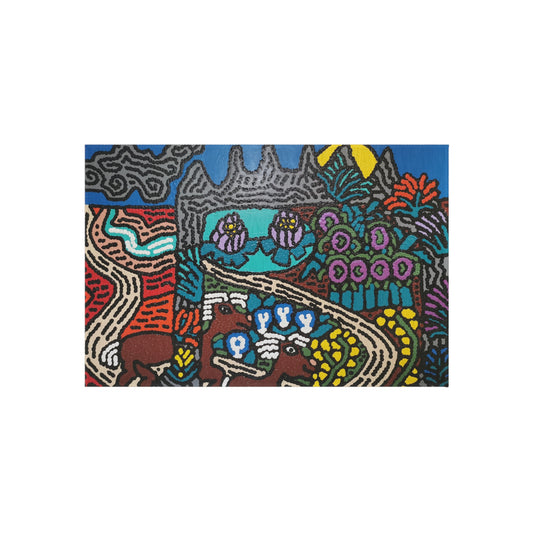 Going to the valley of hope and prosperity — Outdoor Rug