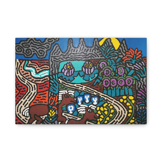 Going to the valley of hope and prosperity Canvas (Small)