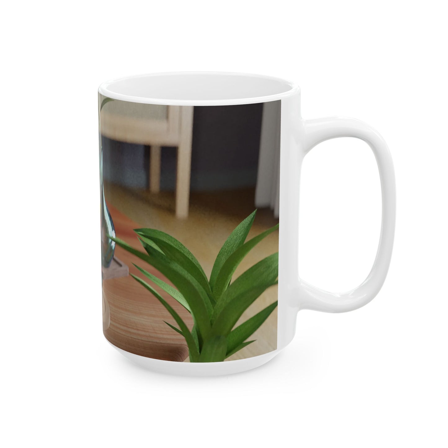 Two dragons enjoying a feast together Ceramic Mug