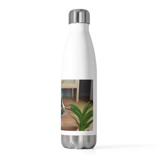 Two dragons enjoying a feast together Stainless Steel Water Bottle