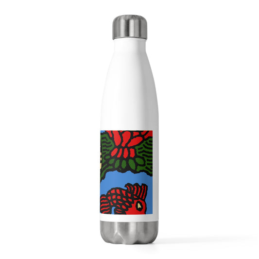 Galloping carefree through life Stainless Steel Water Bottle