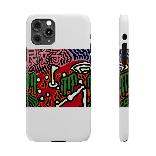 Scoring goals throughout life Slim Phone Case