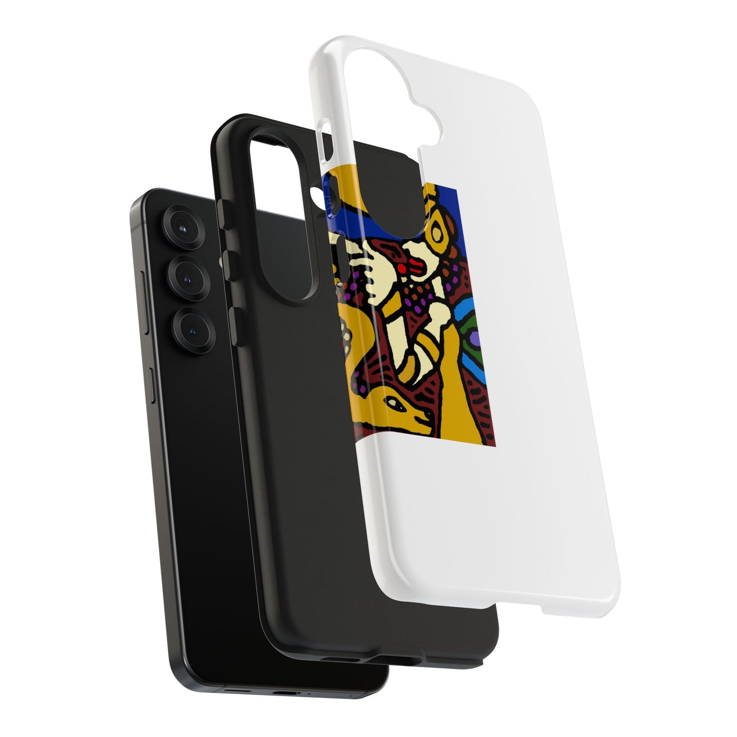 The golden snake being blessed by the fairy Tough Phone Case