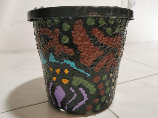 Sri Lanka Australia upcycled resin plant pot