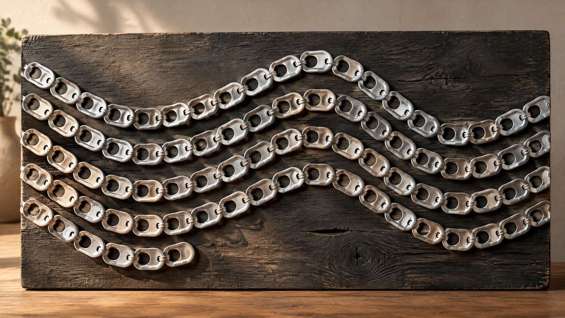 Linked by Light: Recycled Art with Aluminium Can Tabs