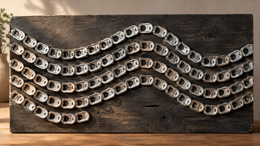 Linked by Light: Recycled Art with Aluminium Can Tabs