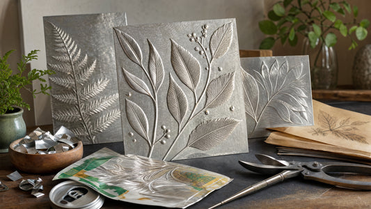 The Silver Garden: Turning Aluminum Cans into Recycled Relief Art