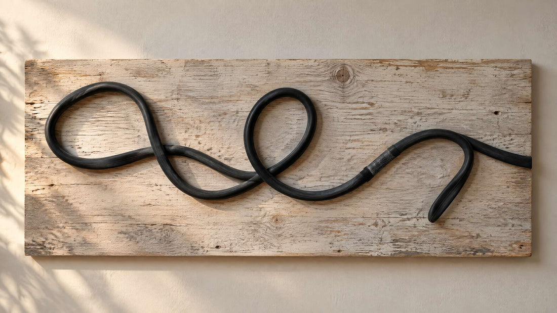 The Curve That Carries On: Recycled Art from Retired Bicycle Inner Tubes