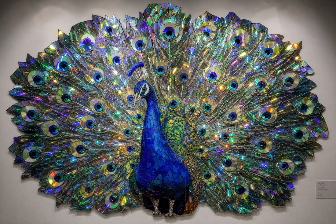 Reflecting the Past: The Iridescent World of Upcycled CD and DVD Art
