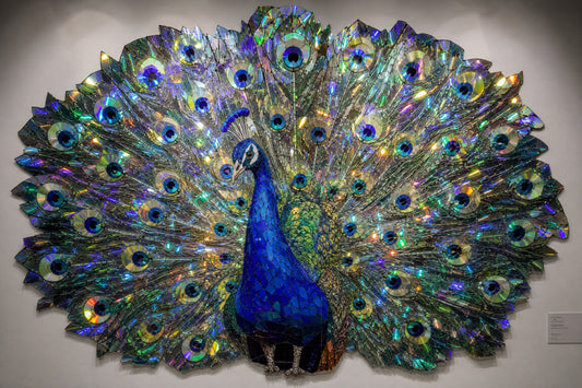 Reflecting the Past: The Iridescent World of Upcycled CD and DVD Art