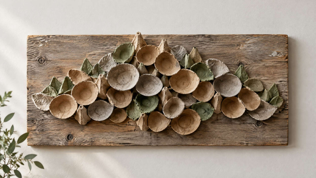 From Cradle to Canopy: Recycled Art from Egg Cartons
