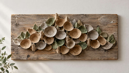 From Cradle to Canopy: Recycled Art from Egg Cartons