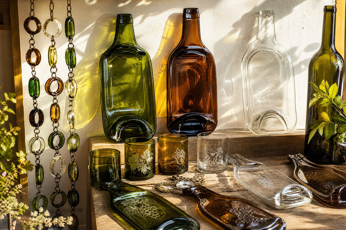 Shattered and Reborn: The Luminous World of Upcycled Glass Art