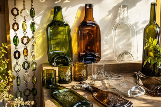 Shattered and Reborn: The Luminous World of Upcycled Glass Art