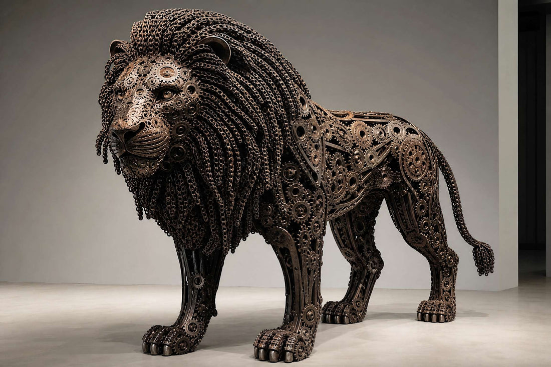 The Heavy Metal Symphony: The Industrial Art of Upcycled Gears and Chains