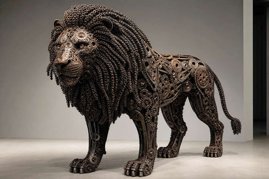 The Heavy Metal Symphony: The Industrial Art of Upcycled Gears and Chains