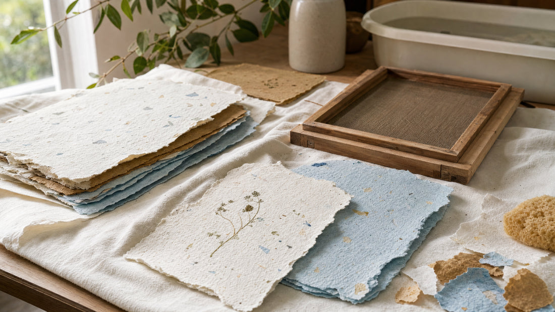 From Junk Mail to Jewel-Like Sheets: A Guide to Handmade Recycled Paper Art