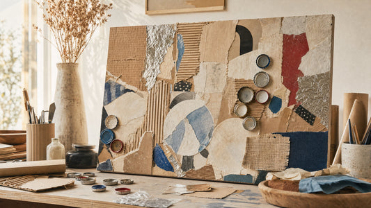 From Packaging to Poetry: A Studio Guide to Recycled Mixed-Media Art