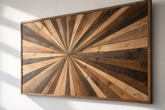 From Freight to Fine Art: The Rustic Charm of Upcycled Pallet Wood