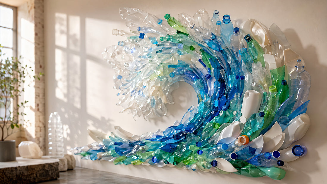 Plastic Tide, New Light: Turning Discarded Bottles and Packaging into Sculptural Assemblage