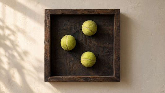 After the Bounce: Recycled Art from Worn Tennis Balls