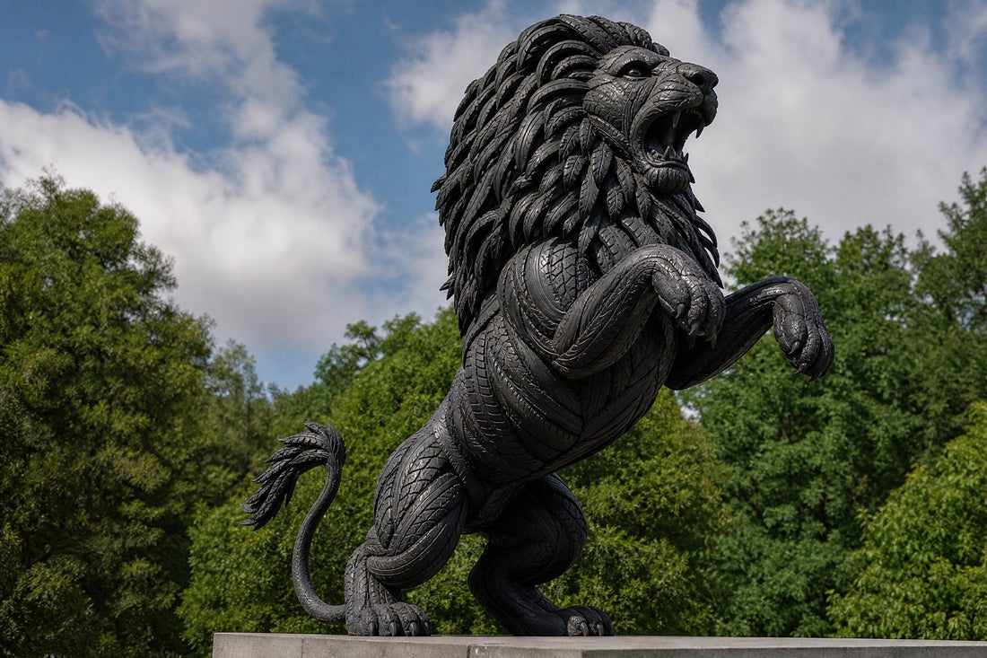 Tread Lightly: The Bold World of Recycled Tyre Sculpture