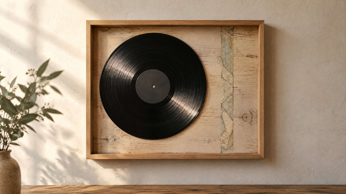 When the Groove Becomes a Line: Recycled Art from Unplayable Vinyl Records