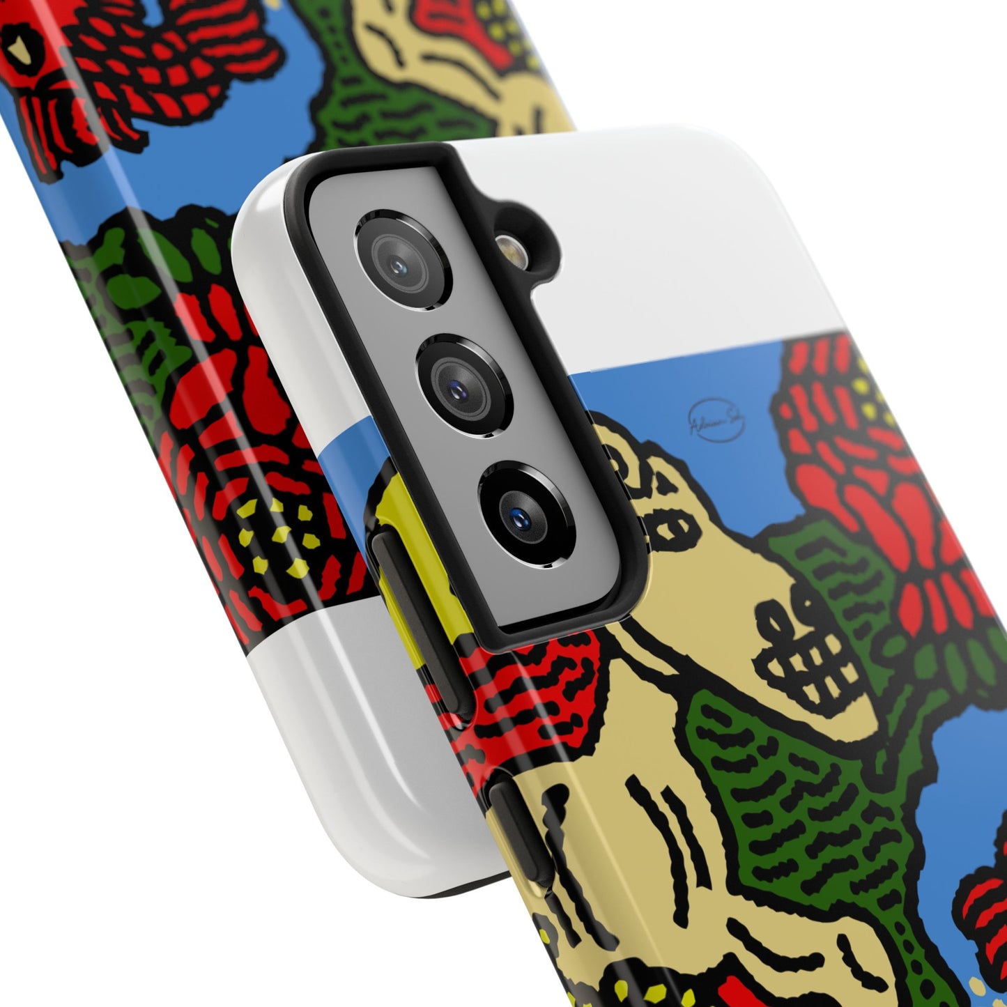 Galloping carefree through life Tough Phone Case