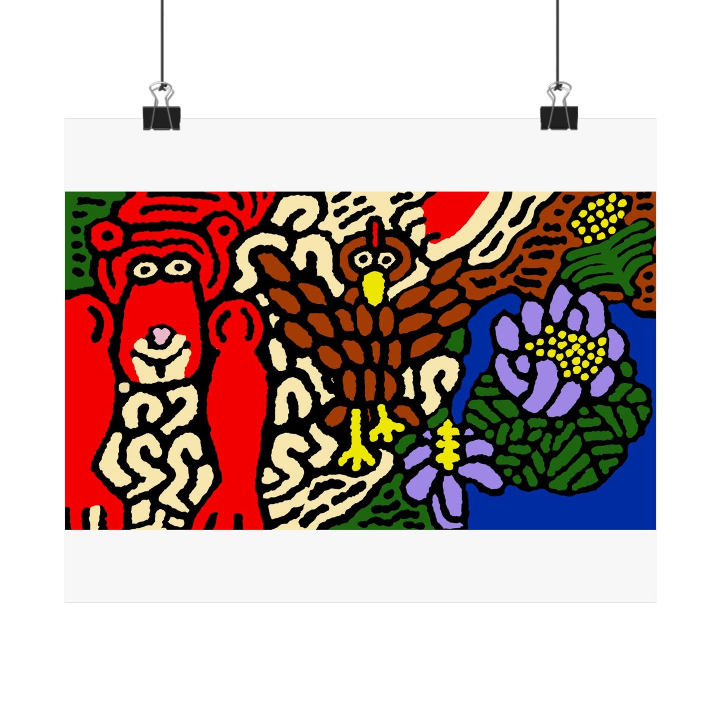 Friendly competition Matte Poster Horizontal (Small)