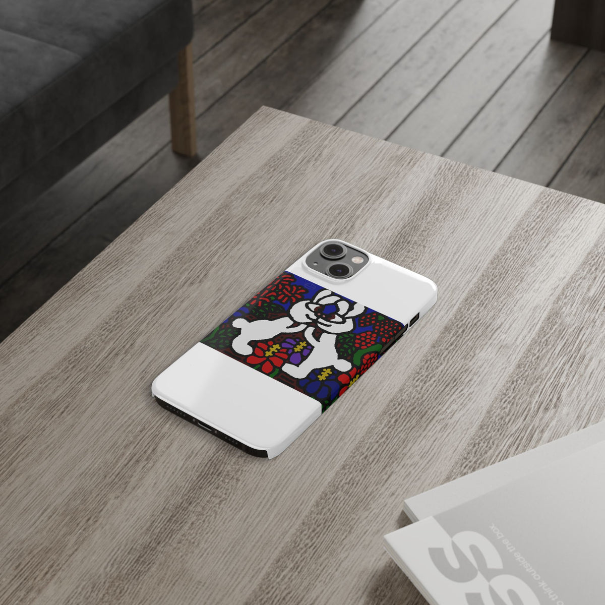 Bunnies in love Slim Phone Case