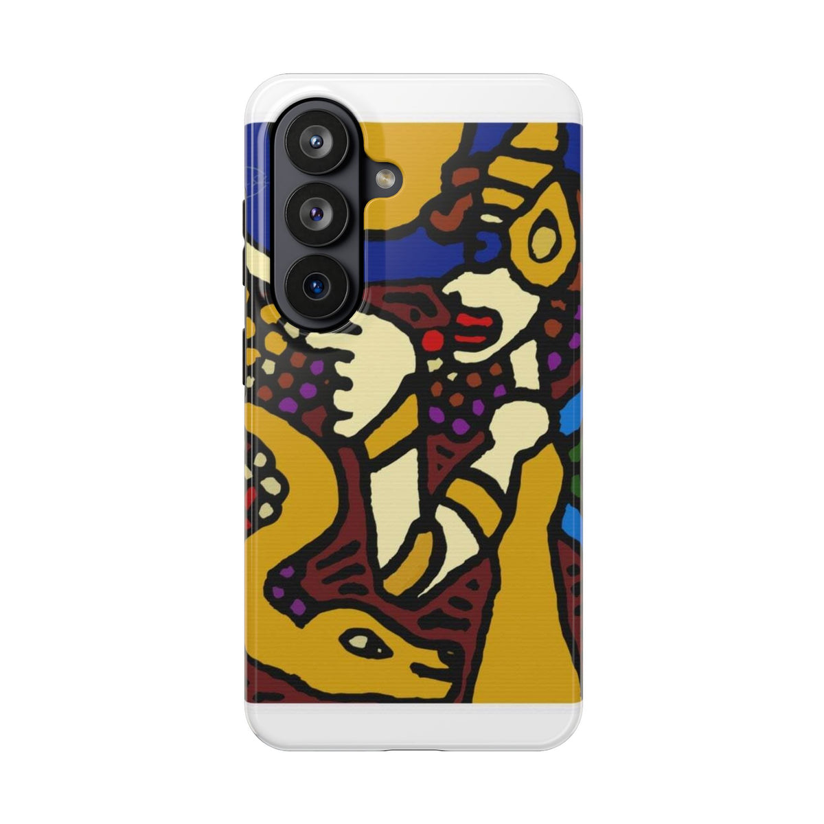 The golden snake being blessed by the fairy Tough Phone Case