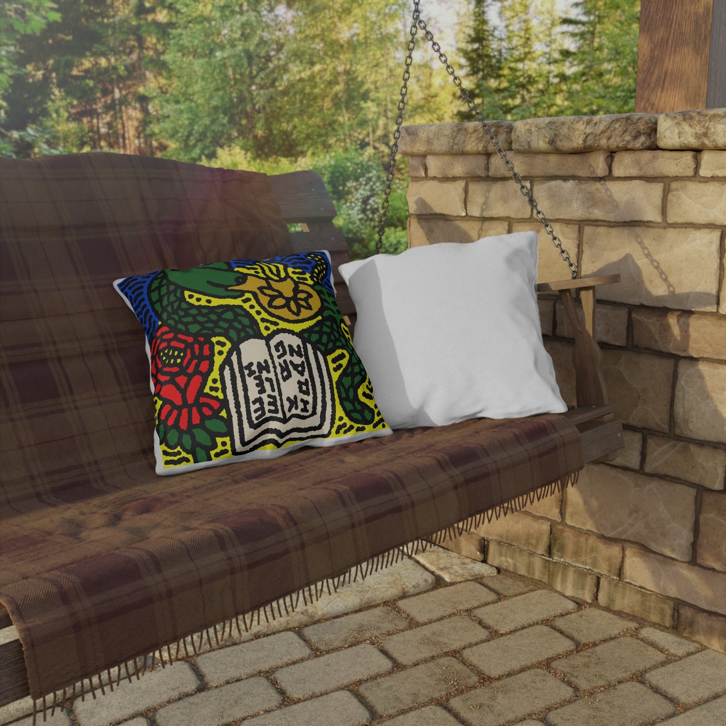 Shining a light on knowledge — Outdoor Pillow