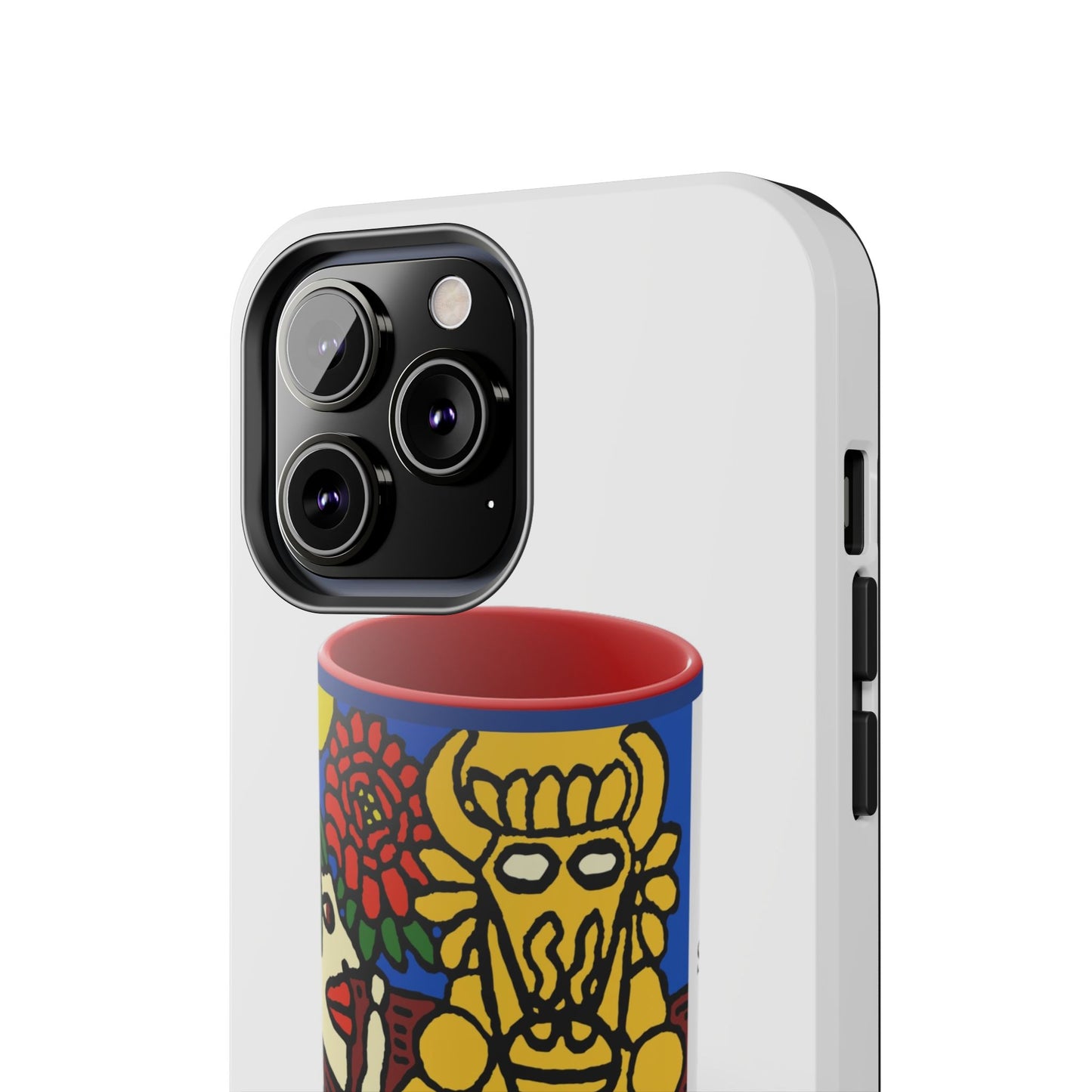 The warrior hailing the mighty golden dragon Tough Phone Case