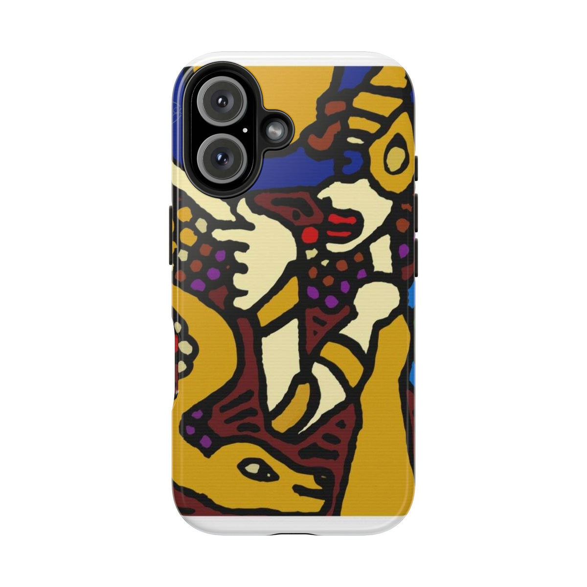 The golden snake being blessed by the fairy Tough Phone Case