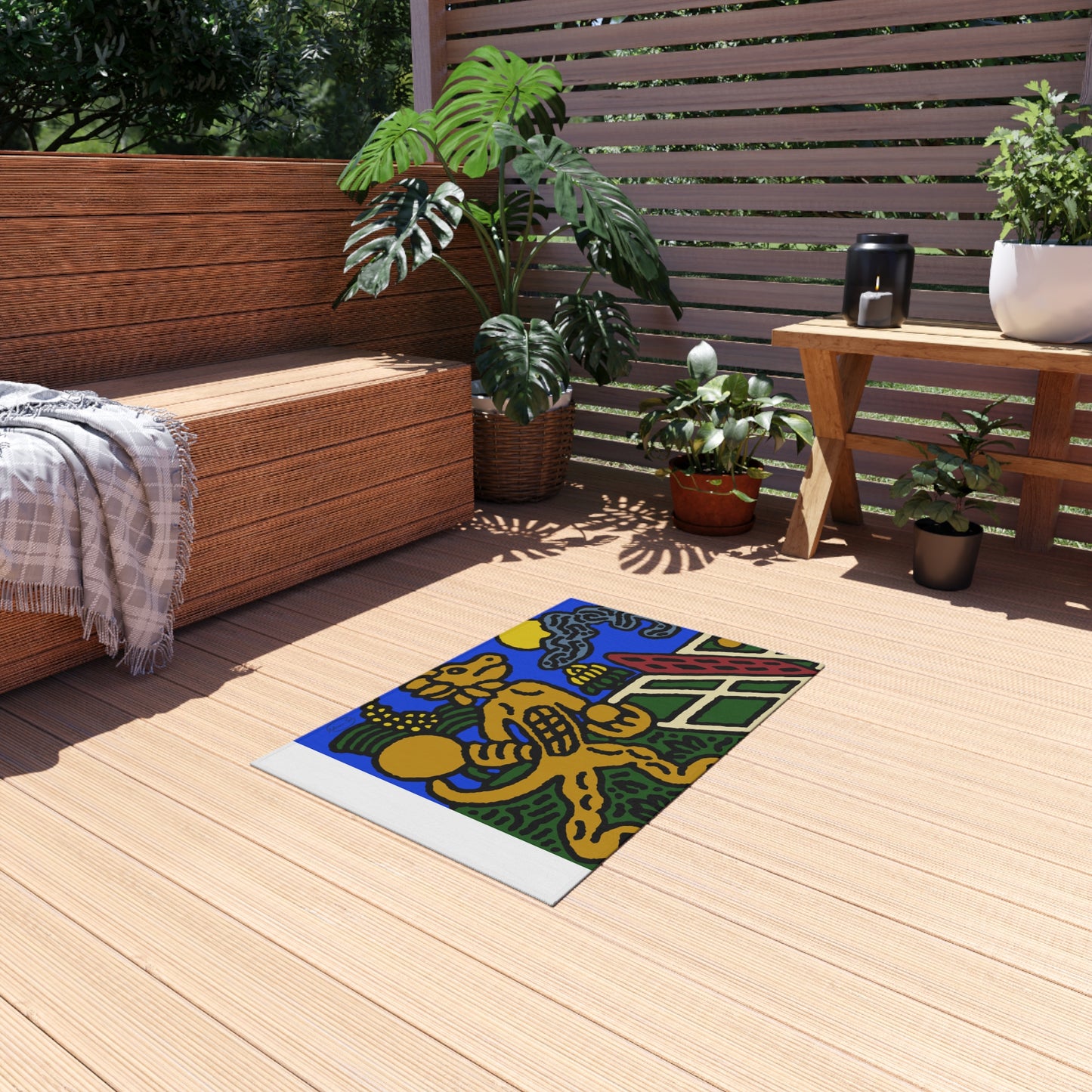 Ready for making big serves in life — Outdoor Rug