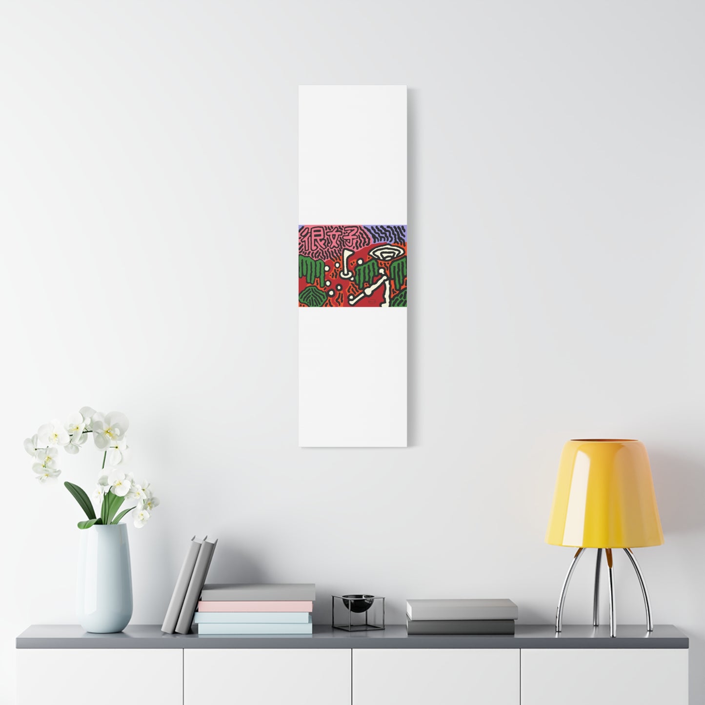 Hitting holes in one throughout life Canvas (Large)