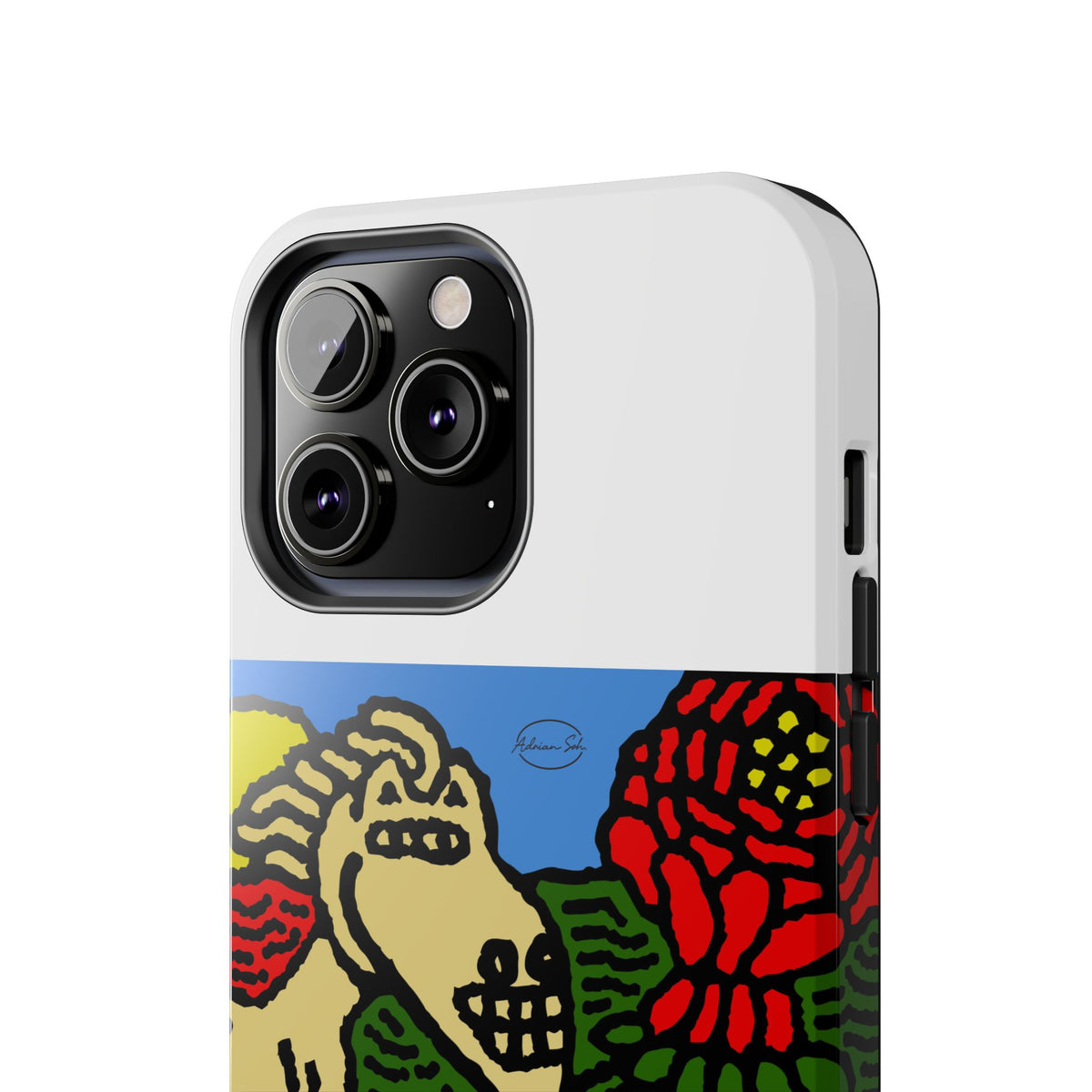 Galloping carefree through life Tough Phone Case