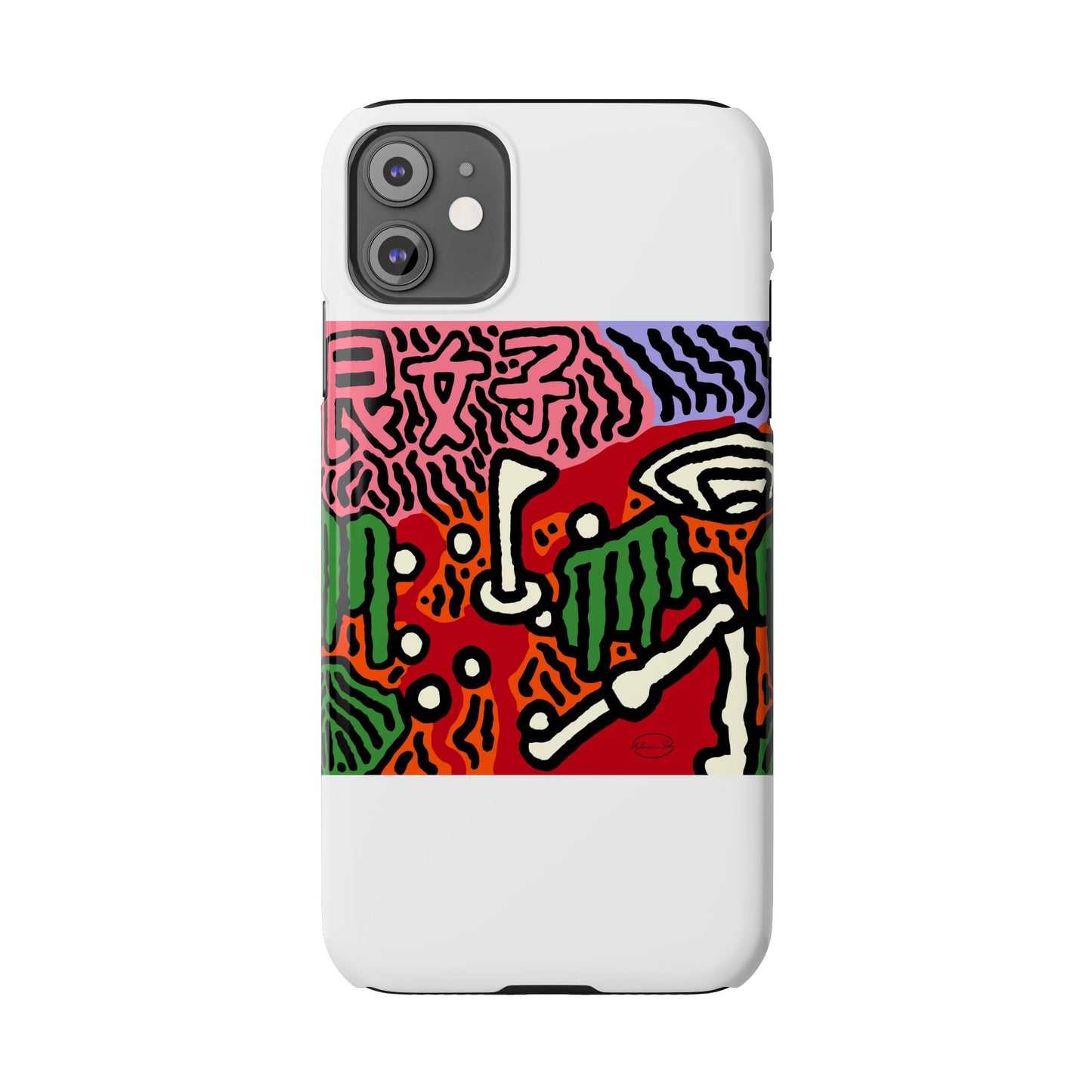 Hitting holes in one throughout life Slim Phone Case