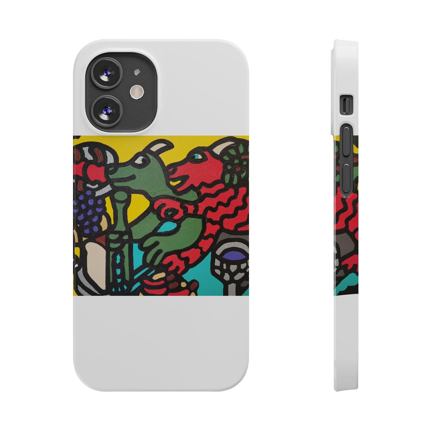 Enjoying our companionship Slim Phone Case