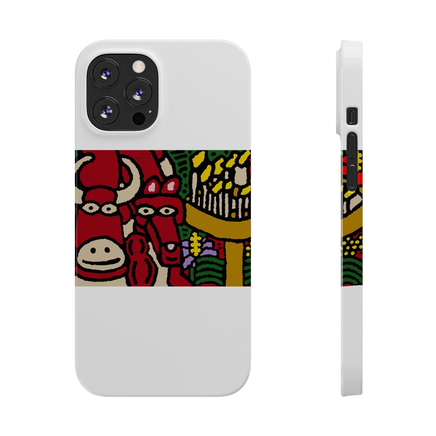 Going blessed by light together Slim Phone Case